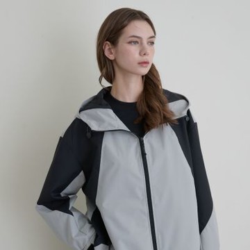 GIORDANO 女裝防潑水連帽風衣外套 Urban Outdoor系列 - 15 月長石灰