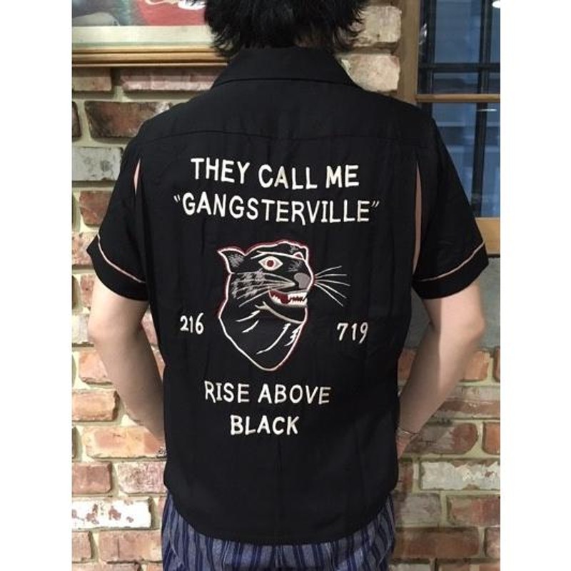 ギャングスタービル GANGSTERVILLE RISE ABOVE-BOWLING SHIRTS GSV-17