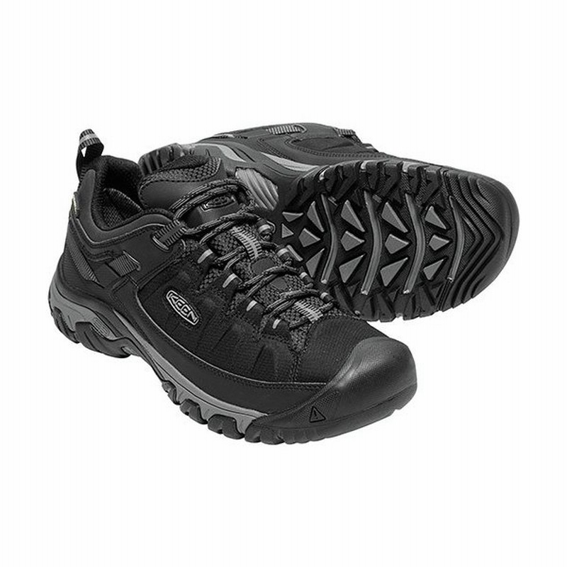 キーン Keen メンズ ターギー イーエックスピー ウォータープルーフ Black Steel Grey 1017721 防水 靴 アウトドアシューズ 通販 Lineポイント最大0 5 Get Lineショッピング