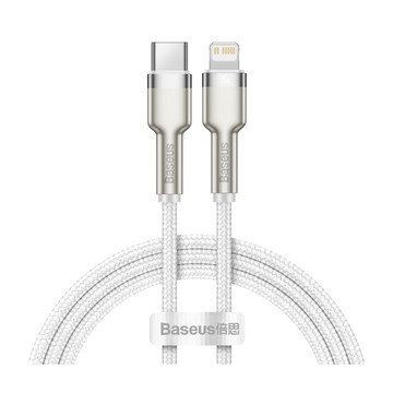 Baseus 20W金屬卡福樂 Type-C to IOS 快充數據線(台灣版)(2M) 充電線 快充線 ※※此款充電線不支援平板※※