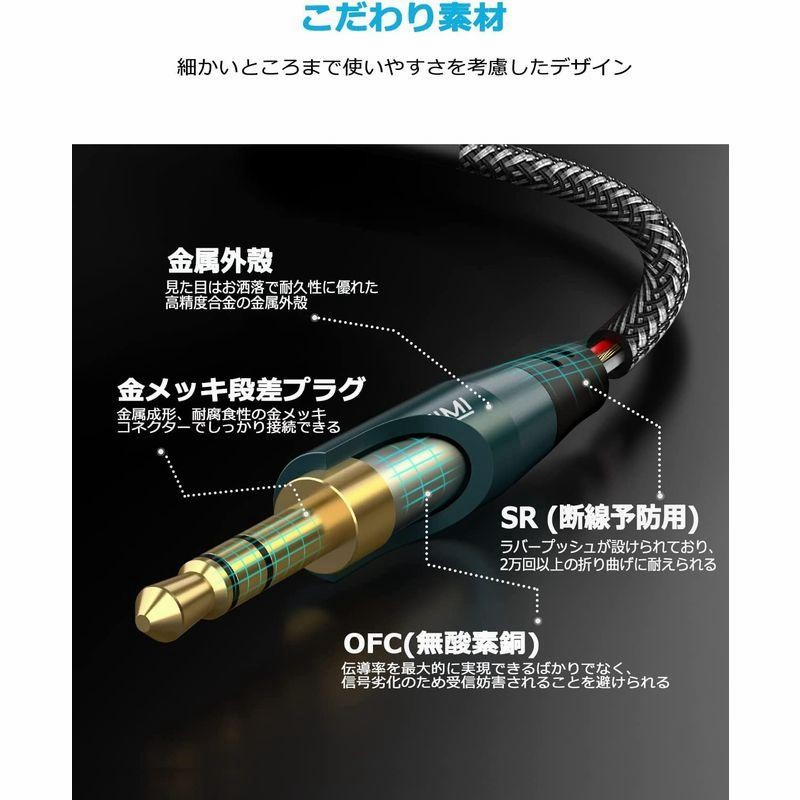 高級な オーディオ変換プラグ アダプタ ミニ 3.5mm から標準6.35mmに変換