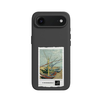 iPhone Air SolidX 黑 - Van Gogh Museum - 聖馬迪拉莫海邊的漁船