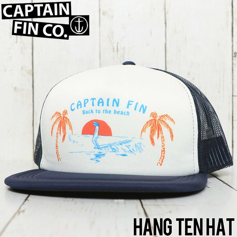 送料無料 Captain Fin キャプテンフィン Hang Ten Hat メッシュキャップ Ch Fb 通販 Lineポイント最大5 0 Get Lineショッピング