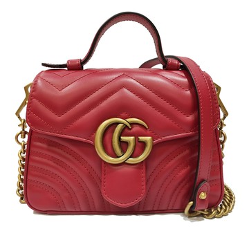 GUCCI-547260 DTDIT 6433-紅色金釦-大包