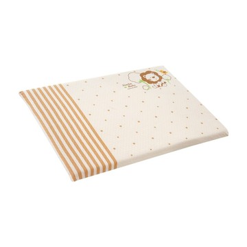 Simba 小獅王辛巴 有機棉乳膠舒眠枕 超薄型  S(45 x 30 x 2.3cm)  棕色 + 米白色