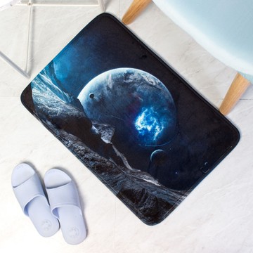 威瑪索 星球系列 法蘭絨地墊 踏墊 門墊 墊子 設計款