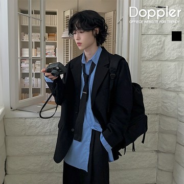 韓系學院風雅痞西裝外套 寬鬆西裝外套【TJ80422】現貨+預購 Doppler
