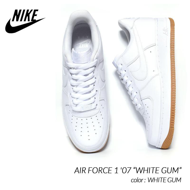 モデルAISNKRS購入 NIKE AIR FORCE1 ガムソール 27.0cm