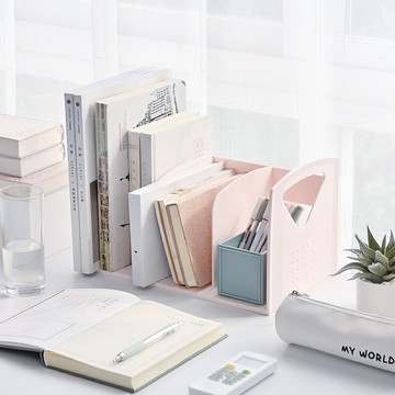 書立架桌面收納置物架書本書夾辦公室【不二雜貨】