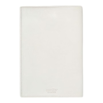 conifer 綠的事務 2025年32K手鞣皮紋直式週誌  茉莉白  1本