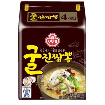 🍜🦪韓國🇰🇷OTTOGI 不倒翁 牡蠣海鮮拉麵 130g × 4入｜濃郁海味湯頭 × 真實牡蠣精華