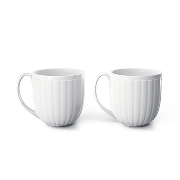 BERNADOTTE 王子 白瓷馬克杯（300ml、 二入）