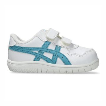 Asics Japan S Ts [1204A092-120] 小童 運動休閒鞋 魔鬼氈 舒適 白 藍綠