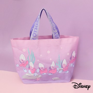 迪士尼｜小牡蠣系列牡蠣寶寶編織袋 購物袋 便當袋 萬用袋 愛麗絲夢遊仙境