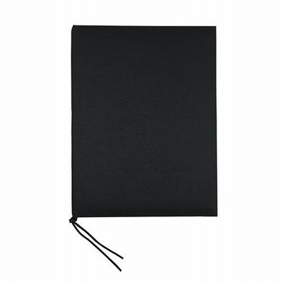 クロスメニューブック　A4　ブラック│展示・ディスプレイ用品　メニューブック ハンズ