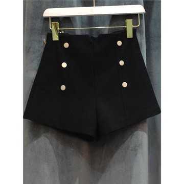 短褲新款彈力高腰顯瘦2025秋冬新款a字黑色打底百搭闊腿外穿靴褲