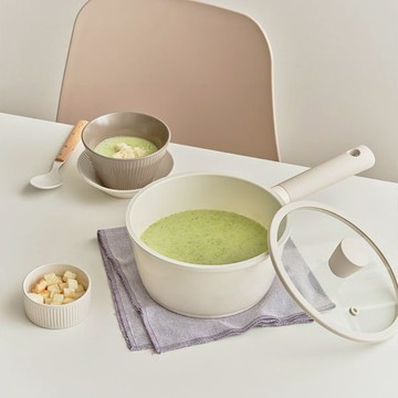 韓國 LE NANSE IH湯鍋2套組-20cm雙耳深湯鍋+18單柄湯鍋