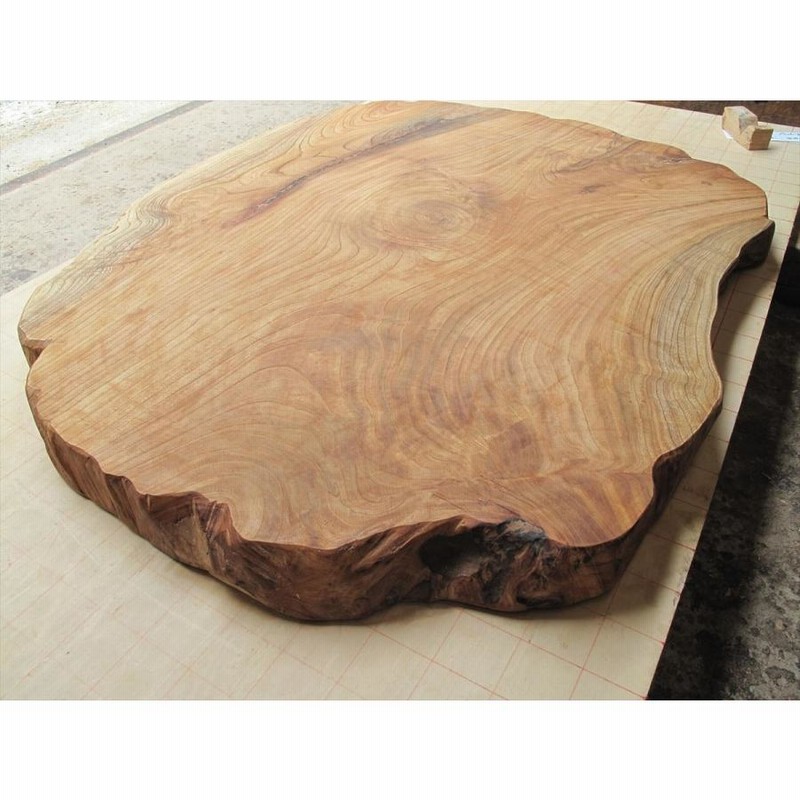 天然木けやきの一枚板テーブル台座 ケヤキローテーブル 欅 けやき