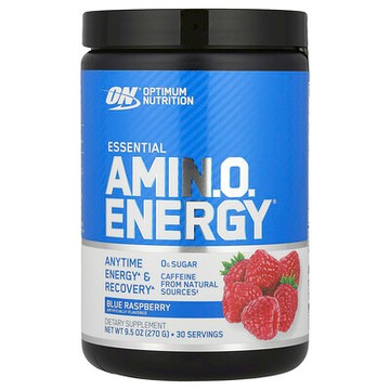 Optimum Nutrition, Essential Amin.O.Energy®，藍樹莓味，9.5 盎司（270 克）