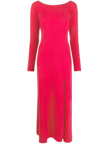 Canessa - long fine knit cashmere dress - women - Cashmere - 1 - Pink