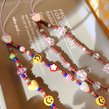 童趣風手工製電話掛飾