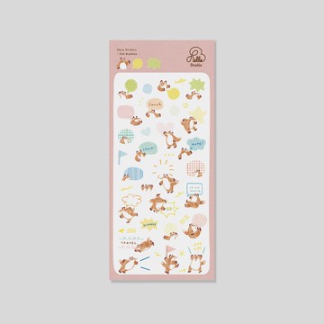 狐吉泡泡 Huchii Talk Bubbles | 透明割型索引貼紙