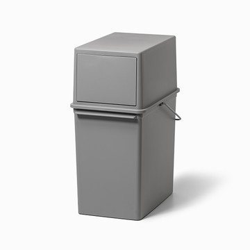 Like-it｜Seals前開式可堆疊垃圾桶 17L灰色