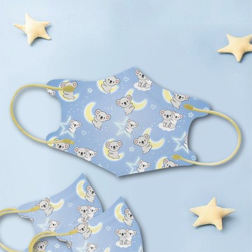 天心/醫療口罩/5~12歲/兒童立體30入/無尾熊寶寶