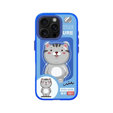 iPhone 16 Pro Clear 激光藍 - VITA VITA．塔仔是隻貓 - 還缺這隻大公仔
