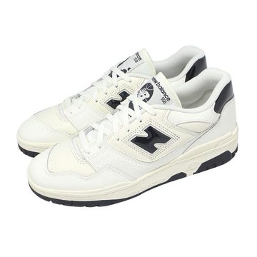 New Balance NB 休閒鞋 550 男鞋 白 黑 低筒 復古 皮革 紐巴倫 BB550YKF-D