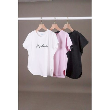 【組曲】65KK8604-法語刺繡文字T-shirt