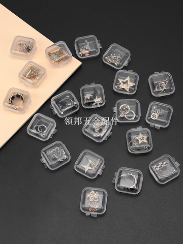 防氧化首饰盒收纳盒2024新款饰品项链耳钉耳环便捷式迷你小巧精致[領邦五金配件]