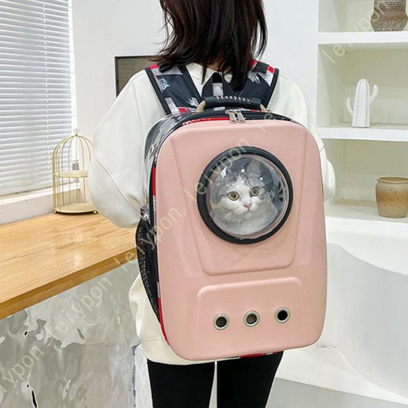 可愛い ペットキャリーバッグ リュックサック 宇宙船 カプセル 猫 小型犬 透明 人気上昇中！ 可愛い ペットキャリーバッグ リュックサック 宇宙