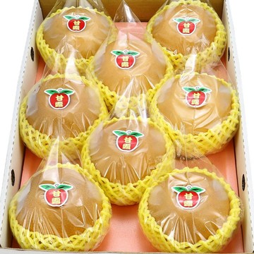 愛蜜果 台灣寶島甘露梨/水梨 8顆禮盒 (約8斤/盒)