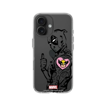 iPhone 16 Clear Case（相機按鈕） 透明 - 迪士尼-漫威 Marvel - 死侍與金鋼狼-1