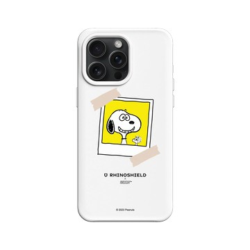 iPhone 15 Pro Max SolidX 白 - 史努比 Snoopy - 拍立得-來！笑一個