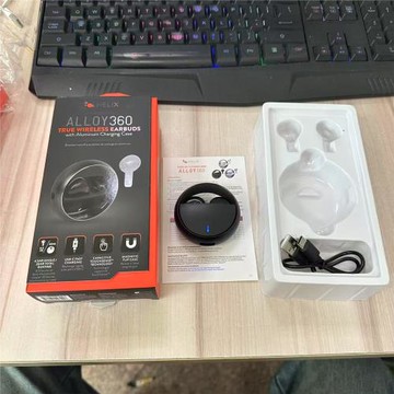 跨境亞馬遜HELIX真無線TWS藍牙耳機360度金屬旋轉充電外貿庫存貨