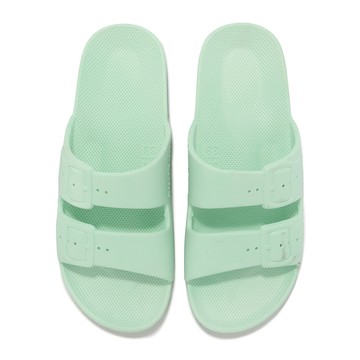 Freedom moses Freedom Moses 拖鞋 Two Band Slide 男鞋 女鞋 綠 薄荷綠 香香拖 戶外 FMMINT