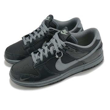 休閒鞋 Dunk Low 男鞋 Berlin 柏林 黑 灰 漆皮 吊飾 禁止拍照 FZ3053-001