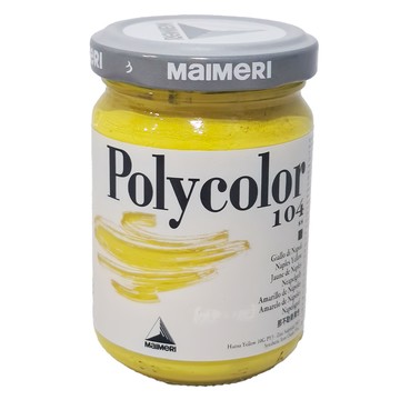 MaIMeRI 美利 POLYCOLOR 重稠壓克力 MA-1220104 104 NAPLES YELLOW 那不勒斯黃  140ml  1色