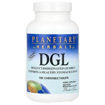 Planetary Herbals, DGL，380 毫克，100 片咀嚼片