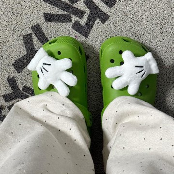 🔥3件8折🍊臺北出貨🍊可開發票可愛洞洞配飾毛絨手掌鞋釦卡通花鞋花配件鞋面裝飾diy立體可拆卸