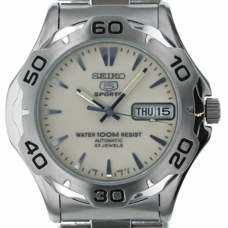 SEIKO5スポーツ7S36 23石自動巻