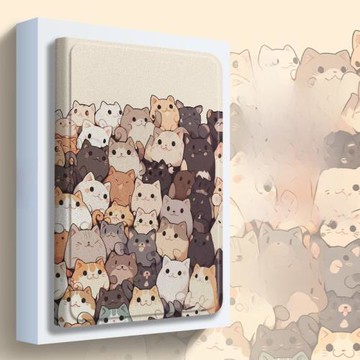 2023新款ipad9保護套適用ari5全包防摔mini6十代帶筆槽8書本款7支架磁吸4蘋果pad pro平板3/2/1可愛11貓咪por