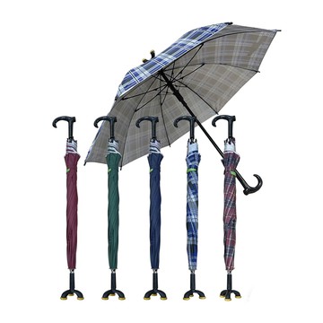 Fullicon 防滑三腳休閒傘 (MS002) 銀髮族/長輩/止滑傘/輔助雨傘/登山傘