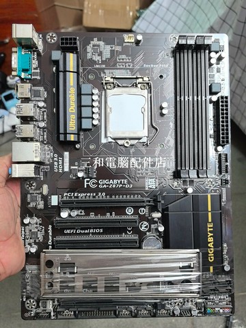 技嘉 Z87P-D3 主板 1150 大板 支援 DDR3 內存 原裝擋板 成色新【三和電腦配件店】