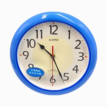 A-ONE 金吉星 防水浴室掛鐘 台灣製造 座掛兩用  顏色隨機