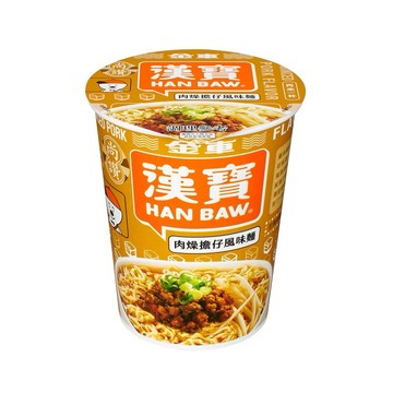 [家速配]金車漢寶 肉燥擔仔風味麵 72g