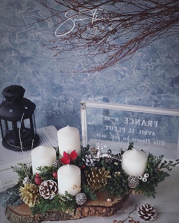 耶誕原生木擺件/宅配限雙北地區,跨縣市需自取