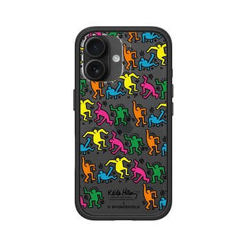 iPhone 16 Mod NX 黑 - Keith Haring - 跳舞的人